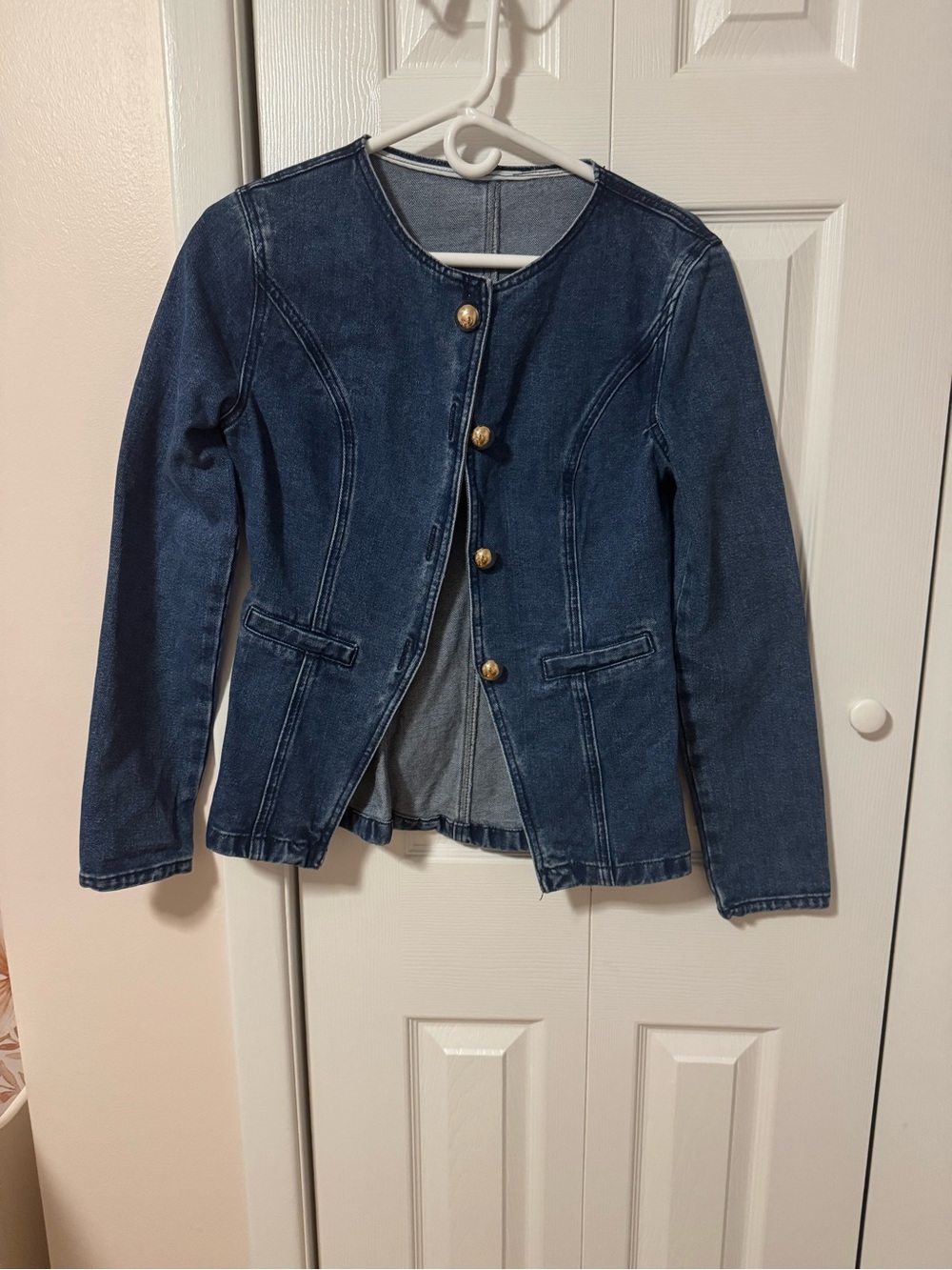 Commense Denim Blazer Jacket – Size Small